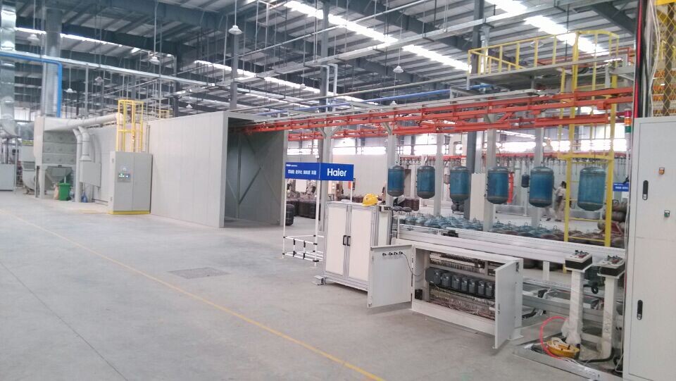 熱水器內膽噴砂線 熱水器內膽噴砂線